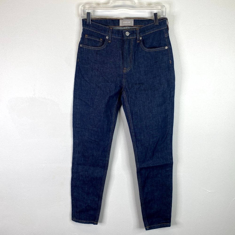 EVERLANE WOMEN DARK BLUE HIGH-RISE JEANS